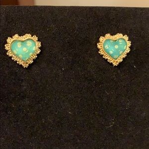 Bested Johnson stud heart earrings. Cute!!